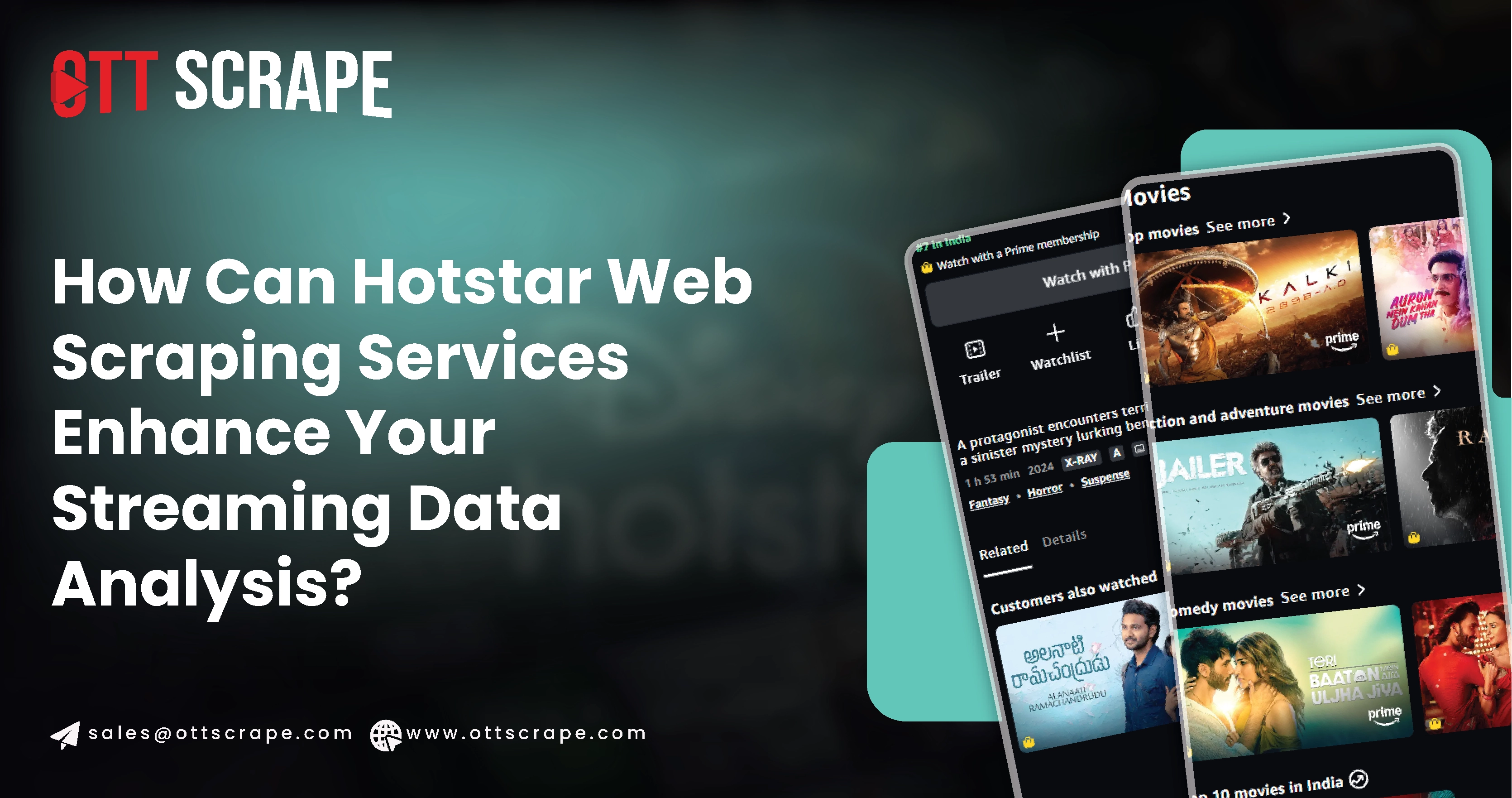 How Can Hotstar Web Scraping Services Enhance Your Streaming Data Analysis