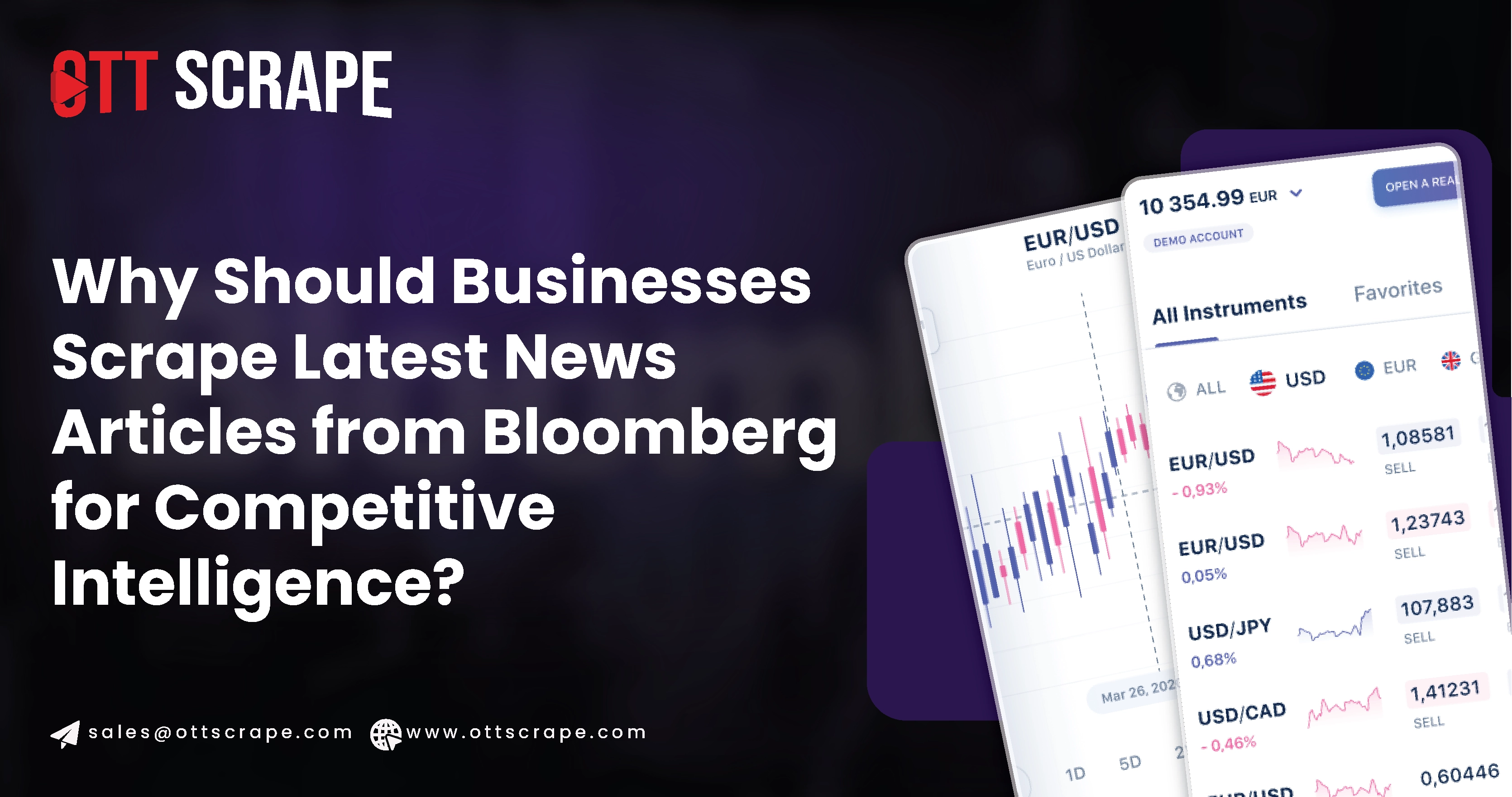 Why Should Businesses Scrape Latest News Articles from Bloomberg for Competitive Intelligence