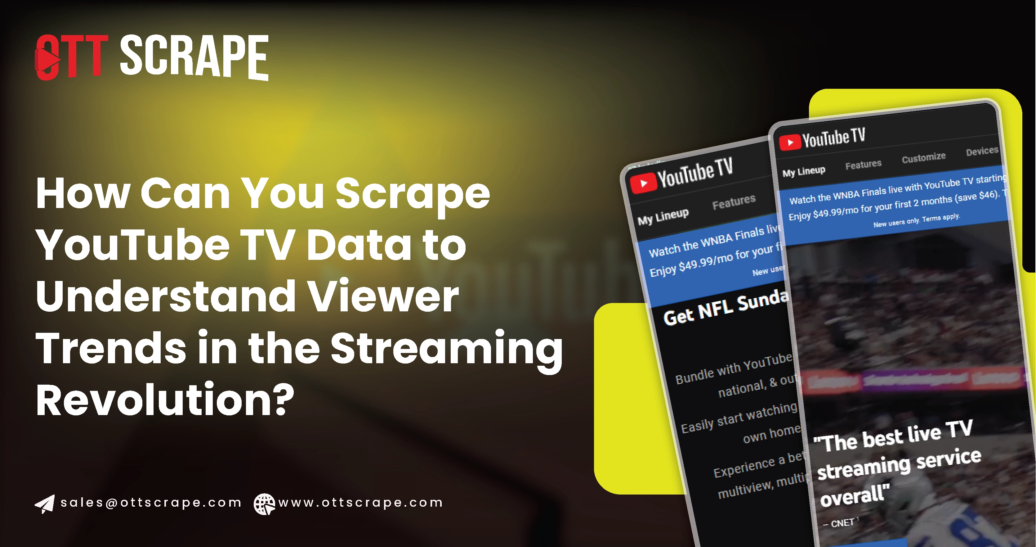 How Can You Scrape YouTube TV Data to Understand Viewer Trends in the Streaming Revolution