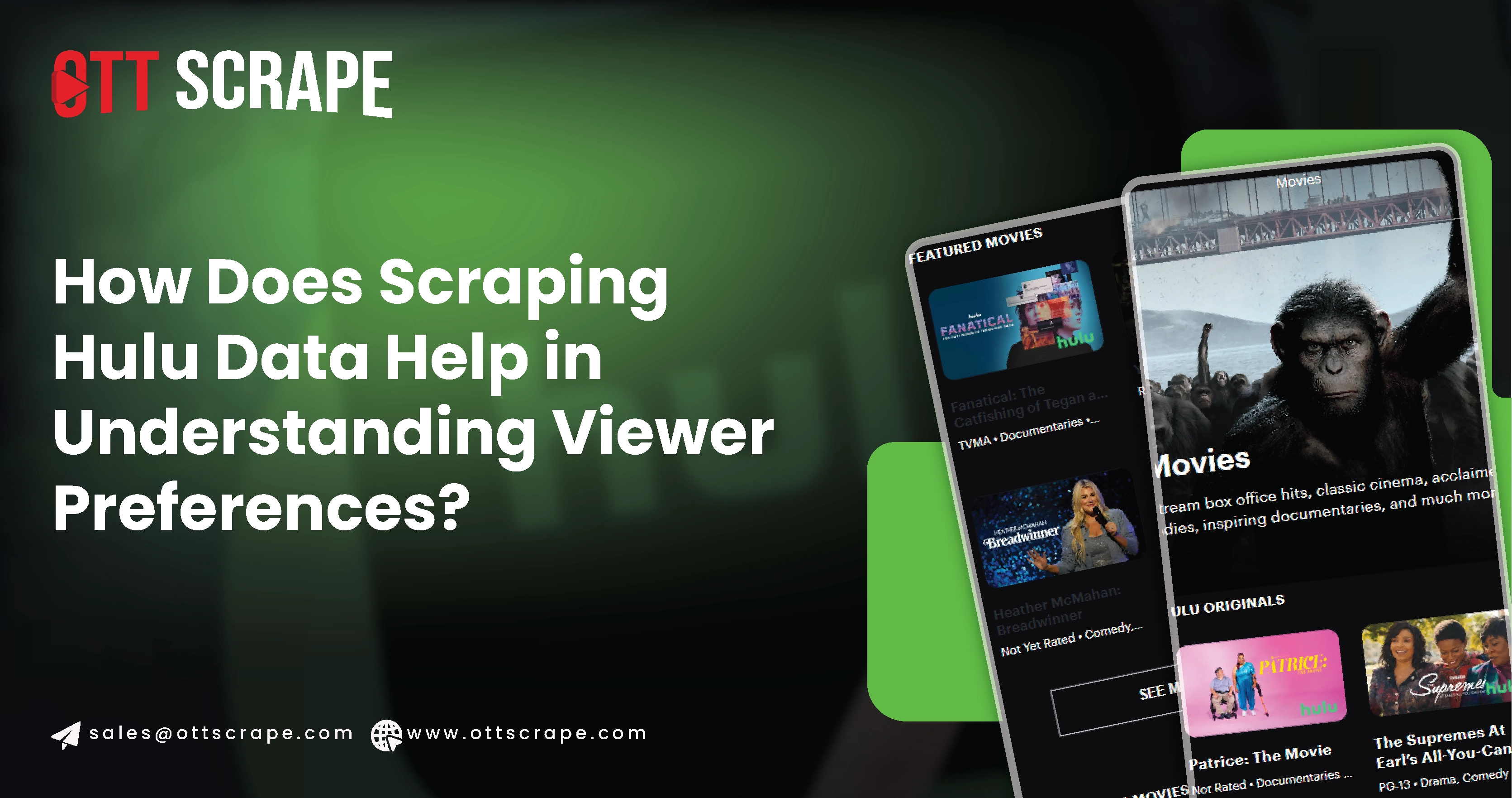 How Does Scraping Hulu Data Help in Understanding Viewer Preferences