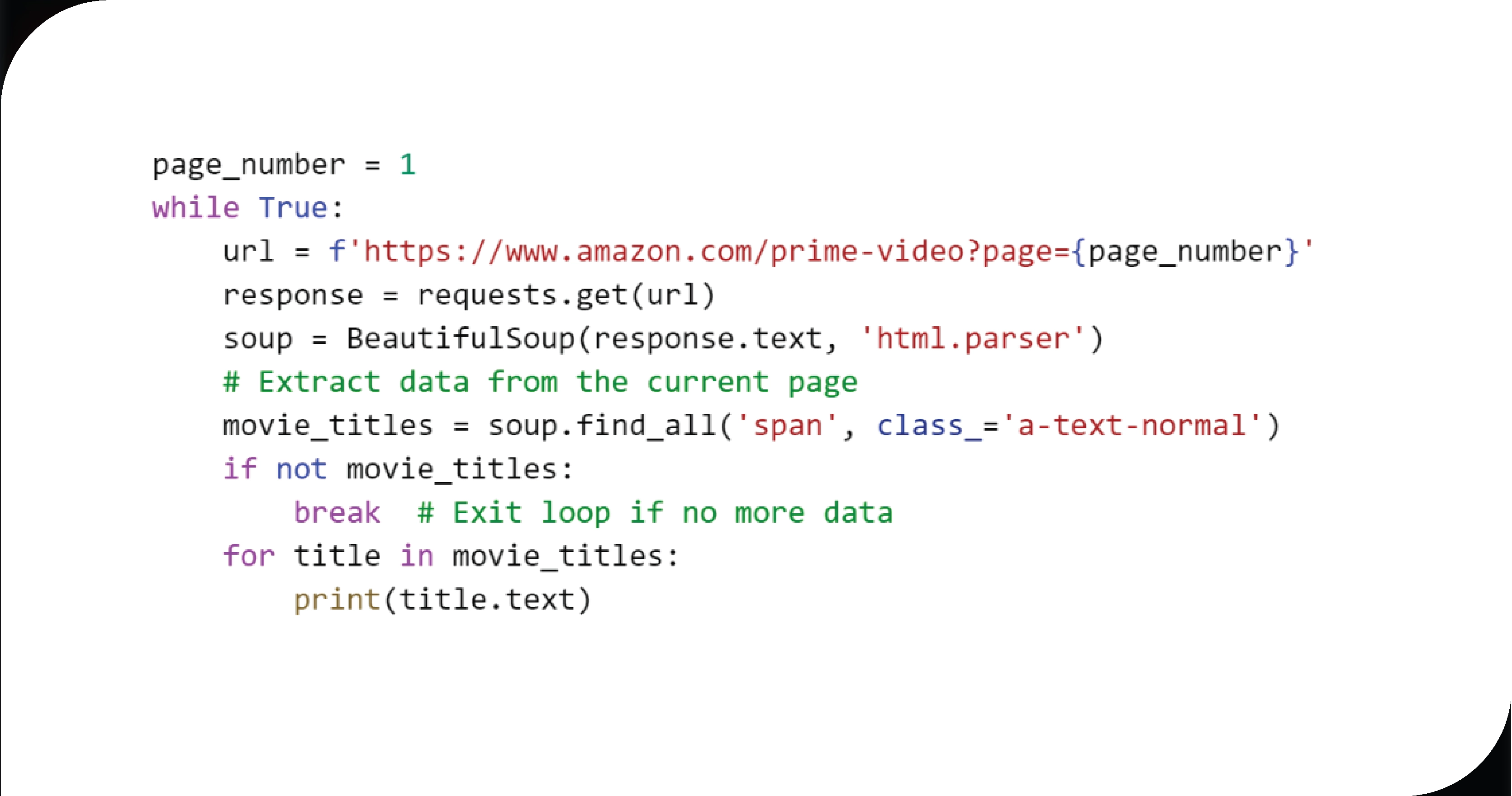 Handling Pagination