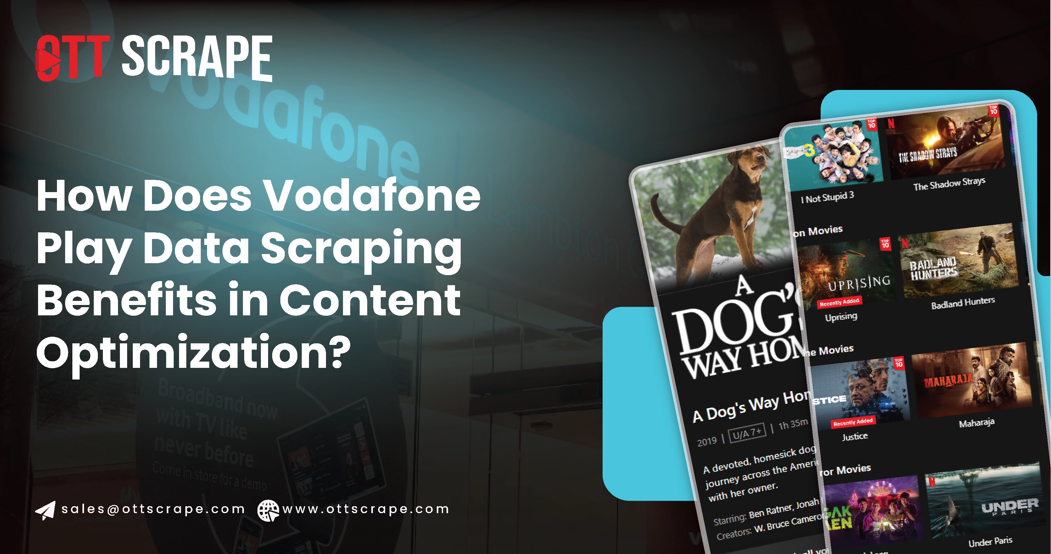 How Does Vodafone Play Data Scraping Benefits in Content Optimization