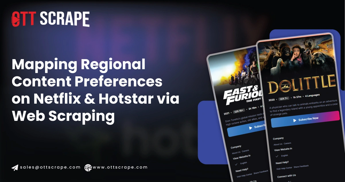 Mapping-Regional-Content-Preferences-on-Netflix-&-Hotstar-via-Web-Scraping