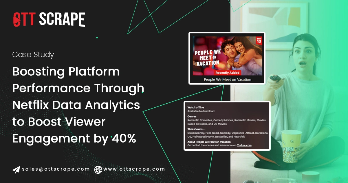 Boosting Platform Performance Through Netflix Data Analytics to Boost Viewer Engagement by 40%